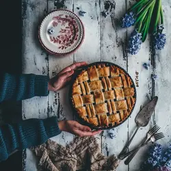 ظرف گرانیتی پخت پیتزا مدل گرد سایز 30