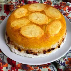 قالب کیک کته و تهچین مدل گرد گرانیتی سایز 25