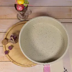 قالب کیک کته و تهچین مدل گرد گرانیتی سایز 25