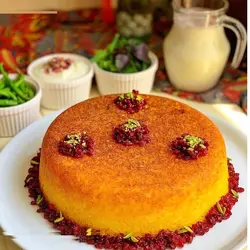 قالب کیک کته و تهچین مدل گرد گرانیتی سایز 25