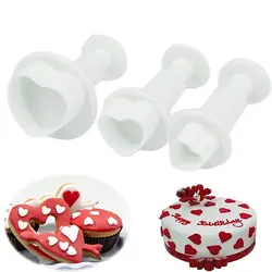 کاتر فشاری شیرینی پزی بهگز مدل قلب مجموعه 5 عددی