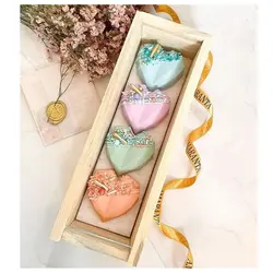 قالب شکلات و شیرینی مدل قلب و دایره الماسی جور