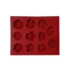 مولد قالب سیلیکونی فوندانت مدل گلهای ریز 11 عددی