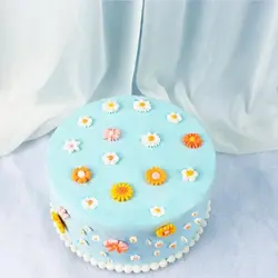 مولد قالب سیلیکونی فوندانت مدل گلهای ریز 11 عددی