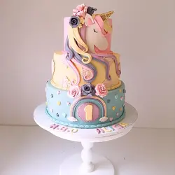 قالب کیک موج مدل گرد لبه بلند سایز 20 و 25 و 27 مجموعه 3 عددی