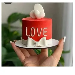 قالب کیک موج مدل گرد لبه بلند سایز 15 و 18 مجموعه 2 عددی