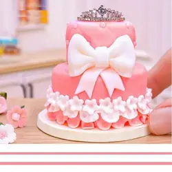 قالب کیک موج مدل گرد لبه بلند سایز 15 و 18 مجموعه 2 عددی