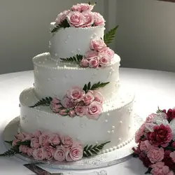 قالب کیک موج مدل گرد لبه کوتاه سایز 20 و 25 و 27 مجموعه 3 عددی