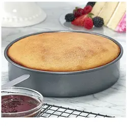 قالب کیک موج مدل گرد لبه کوتاه سایز 20 و 25 و 27 مجموعه 3 عددی