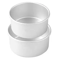 قالب کیک موج مدل گرد لبه کوتاه سایز 15 و 18 مجموعه 2 عددی