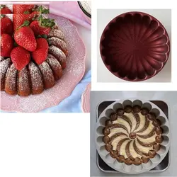 قالب کیک گرانیتی طرح گل فانتزی