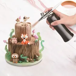 ایربراش شارژی حرفه ای تزیین کیک مجموعه 3 عددی