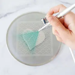 ایربراش شارژی حرفه ای تزیین کیک مجموعه 3 عددی