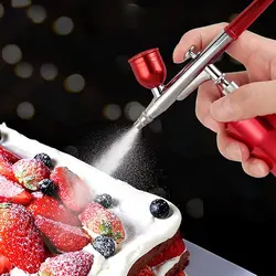 ایربراش شارژی حرفه ای تزیین کیک مجموعه 3 عددی