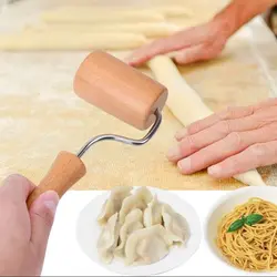 وردنه غلطکی خمیر و شیرینی چوبی جنگلی