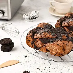 توری خنک کننده کیک و شیرینی مدل گرد