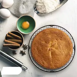 توری خنک کننده کیک و شیرینی مدل گرد