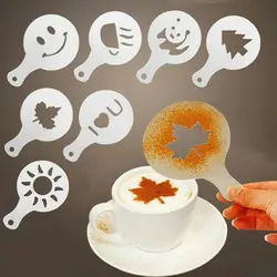 شابلون تزیین کیک و قهوه مجموعه 16 عددی