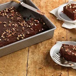 قالب و دیس کیک موج مدل مستطیل لبه بلند سایز 30×40