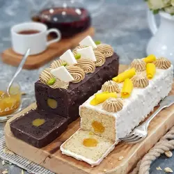 قالب کیک موج مدل کیکس لوف مستطیل مجموعه 4 عددی