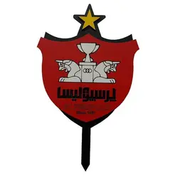 تاپر تزیین کیک بهگز مدل تیم پرسپولیس