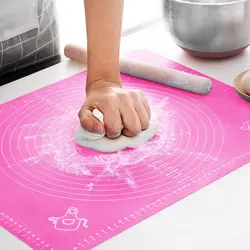 مت مدرج سیلیکونی صفحه شیرینی و خمیر سایز 40×50