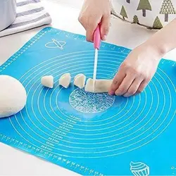 مت مدرج سیلیکونی صفحه شیرینی و خمیر سایز 40×50