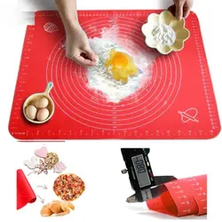 مت مدرج سیلیکونی صفحه شیرینی و خمیر سایز 40×50