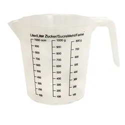 پارچ پیمانه مدرج اندازه گیری