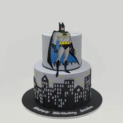 تاپر تزیین کیک بهگز مدل بتمن مجموعه 2 عددی