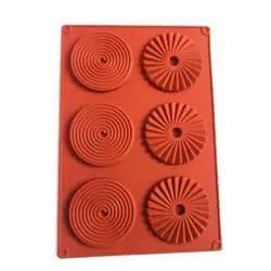 قالب شکلات سیلیکونی سورنا پارت مدل دکور تارت دایره