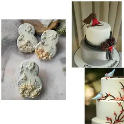 مولد قالب سیلیکونی فوندانت سورنا پارت طرح پرنده