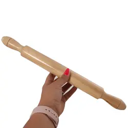 وردنه فوندانت و شیرینی پزی چوبی پلی استر 40 سانتی