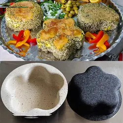 قالب کیک کته و ته چین مدل گل تک نفره