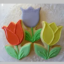 کاتر شیرینی پزی و کوکی بهگز مدل گل لاله