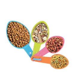 پیمانه اندازه گیری مدل قایقی مجموعه 4 عددی