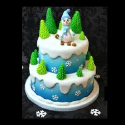 کاتر فشاری شیرینی پزی مدل دانه برف جدید مجموعه 3 عددی