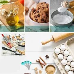 پیمانه سیلیکونی دسته فلزی کوچک مجموعه 4 عددی