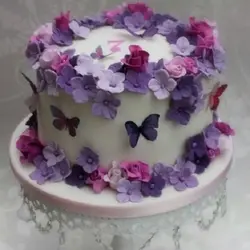 کاتر فشاری شیرینی پزی مدل گل نرگس چهار پر مجموعه 3 عددی