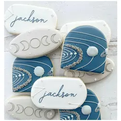 کاتر شیرینی پزی بهگز مدل بیضی مجموعه 5 عددی