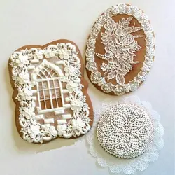 کاتر شیرینی پزی بهگز مدل بیضی مجموعه 5 عددی