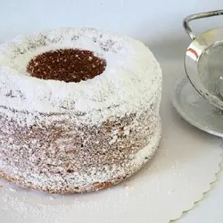 قالب کیک شیفون میان تهی بهگز مدل گل رز گرانیتی