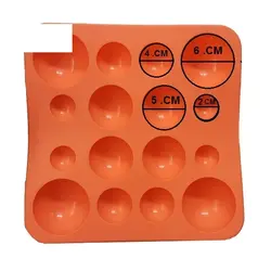 قالب شکلات دسر و شیرینی مدل نیمکره میکس