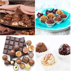 قالب شکلات دسر و شیرینی مدل نیمکره میکس