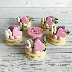 کاتر و قالب شیرینی ایو استایل مدل قلب دو طرفه مجموعه ۳ عددی