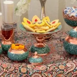 کاتر فشاری شیرینی پزی بهگز مدل ترمه و طاووس مجموعه 2 عددی