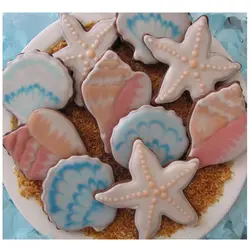 کاتر و قالب شیرینی پزی کوکی بهگز مدل صدف