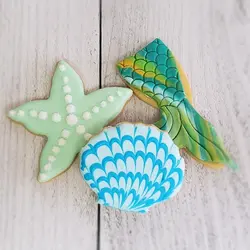 کاتر و قالب شیرینی پزی کوکی بهگز مدل صدف