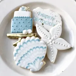 کاتر و قالب شیرینی پزی کوکی بهگز مدل صدف