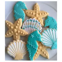 کاتر و قالب شیرینی پزی کوکی بهگز مدل صدف